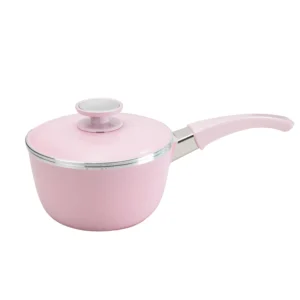 Cacerola 18 cm con mango Rosa